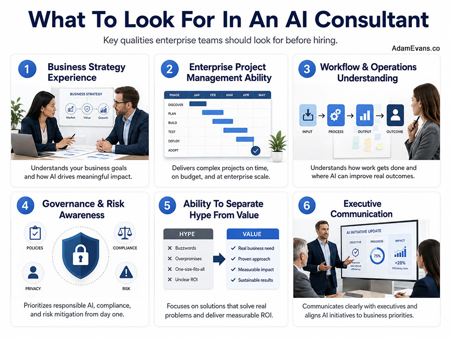 AI Consultant - What to Look For