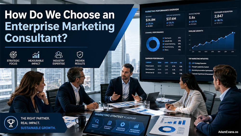 How do we choose an enterprise marketing consultant